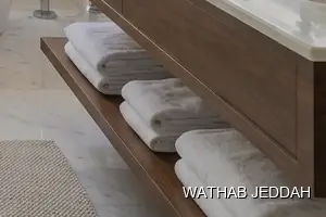 Wathab Jeddah team performing Bathroom Cleaning in Al Ajwad, Jeddah