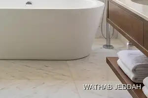 Wathab Jeddah team performing Bathroom Cleaning in Al Ruwais, Jeddah