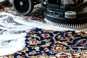 Wathab Jeddah team performing Carpet Cleaning in Al Bawadi, Jeddah