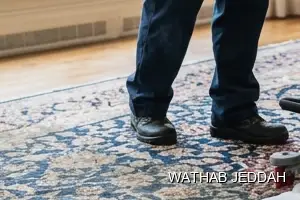 Wathab Jeddah team performing Carpet Cleaning in Al Hamdaniyah, Jeddah