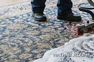 Wathab Jeddah team performing Carpet Cleaning in Al Kawthar, Jeddah