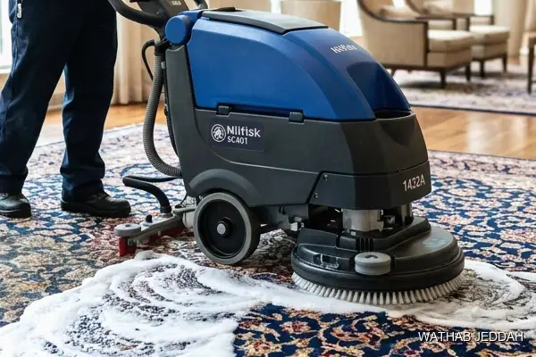 Carpet Cleaning in Al Nazlah Al Sharqiyah, Jeddah - Wathab Jeddah Cleaning Services