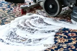 Wathab Jeddah team performing Carpet Cleaning in Al Qurainiyah, Jeddah