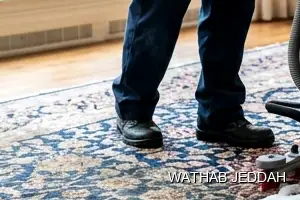 Wathab Jeddah team performing Carpet Cleaning in Al Salamah, Jeddah