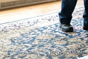 Wathab Jeddah team performing Carpet Cleaning in Al Zahra, Jeddah
