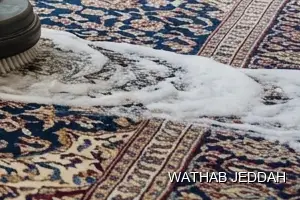Wathab Jeddah team performing Carpet Cleaning in Ghulail, Jeddah