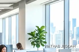 Wathab Jeddah team performing Corporate Cleaning in Al Salhiyah, Jeddah