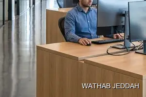 Wathab Jeddah team performing Corporate Cleaning in Al Shati, Jeddah