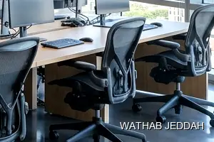 Wathab Jeddah team performing Corporate Cleaning in Al Wurud, Jeddah