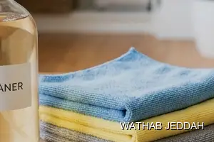 Wathab Jeddah team performing Deep Cleaning in Al Fardous, Jeddah