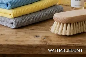 Wathab Jeddah team performing Deep Cleaning in Al Muntazahat, Jeddah