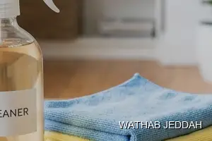 Wathab Jeddah team performing Deep Cleaning in Petromin, Jeddah