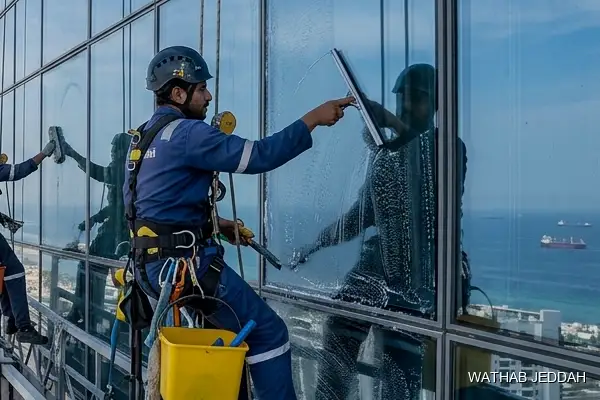 Glass Facade Cleaning in North Prince Fawaz - Wathab Jeddah