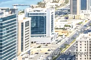 نتائج تنظيف واجهات زجاج بعد الانتهاء في حي الهنداوية بجدة