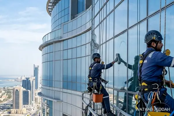 Glass Facade Cleaning in Al Jamiah - Wathab Jeddah