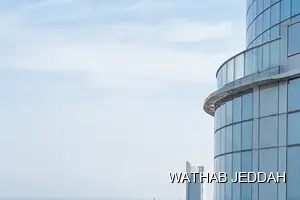 Glass Facade Cleaning results after completion in Al Nazlah Al Yamaniyah, Jeddah