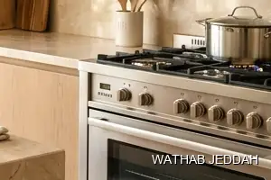 Wathab Jeddah team performing Kitchen Cleaning in Al Naeem, Jeddah
