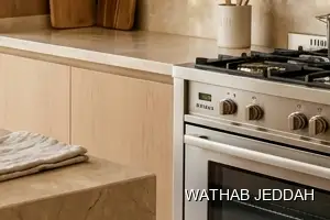 Wathab Jeddah team performing Kitchen Cleaning in Al Rehab, Jeddah