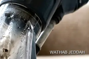 Wathab Jeddah team performing Majlis Cleaning in Al Hamra, Jeddah