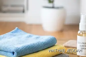 Wathab Jeddah team performing Marble Cleaning in Al Kandarah, Jeddah
