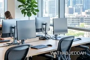 Office Cleaning results after completion in Al Amwaj, Jeddah