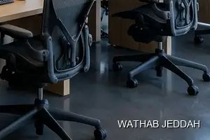 Office Cleaning results after completion in Al Hamra, Jeddah