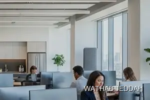 نتائج تنظيف مكاتب بعد الانتهاء في حي الزمرد بجدة