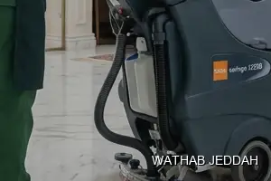 Wathab Jeddah team performing Palace Cleaning in Al Sharafiyah, Jeddah
