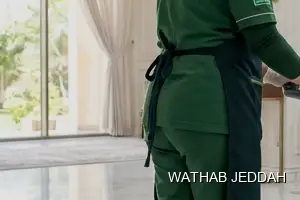 Wathab Jeddah team performing Palace Cleaning in Al Sulaimaniyah, Jeddah