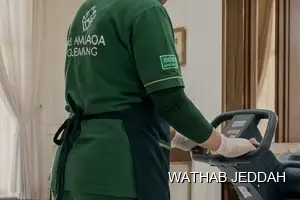 Wathab Jeddah team performing Palace Cleaning in Al Waziriyah, Jeddah