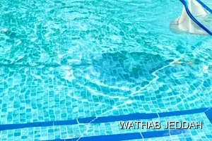 Swimming Pool Cleaning results after completion in South Prince Fawaz, Jeddah