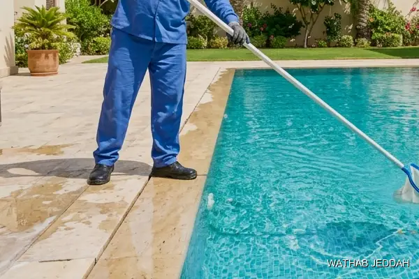 Swimming Pool Cleaning in Al Andalus, Jeddah - Wathab Jeddah Cleaning Services