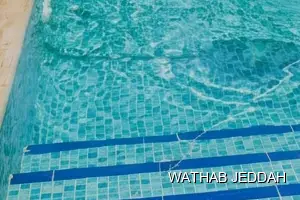 Wathab Jeddah team performing Swimming Pool Cleaning in Al Andalus, Jeddah