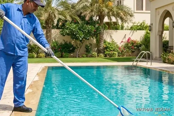Swimming Pool Cleaning in Al Asalah, Jeddah - Wathab Jeddah Cleaning Services