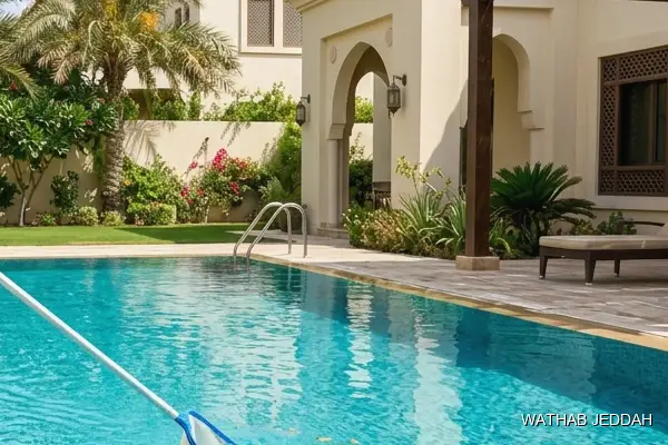 Swimming Pool Cleaning in Al Bawadi, Jeddah - Wathab Jeddah Cleaning Services