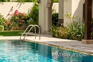 Swimming Pool Cleaning results after completion in Al Fardous, Jeddah