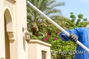 Swimming Pool Cleaning results after completion in Al Ghadeer, Jeddah
