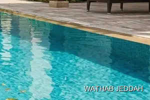 Wathab Jeddah team performing Swimming Pool Cleaning in Al Hamra, Jeddah
