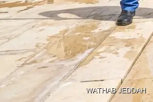 Wathab Jeddah team performing Swimming Pool Cleaning in Al Harazat, Jeddah