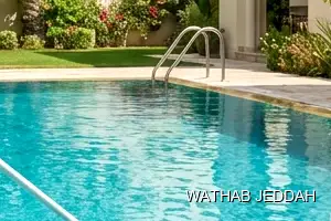 Wathab Jeddah team performing Swimming Pool Cleaning in Al Jamiah, Jeddah