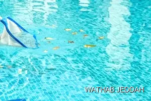 Wathab Jeddah team performing Swimming Pool Cleaning in Al Khumrah, Jeddah