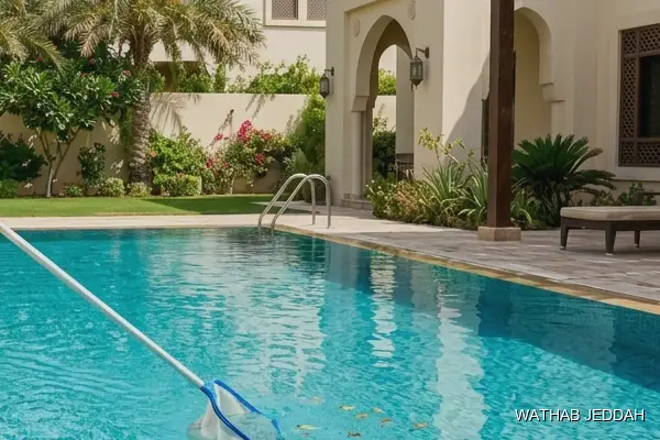 Swimming Pool Cleaning in Al Murjan - Wathab Jeddah