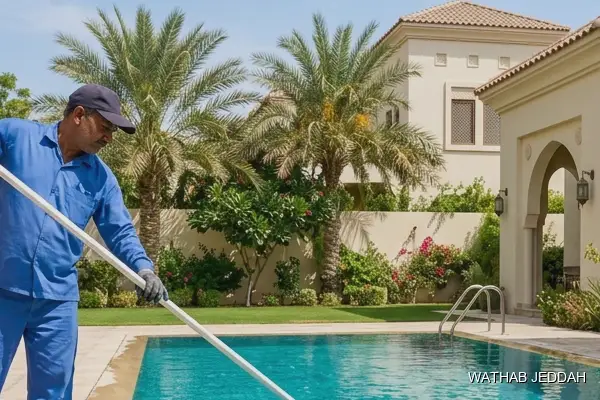 Swimming Pool Cleaning in Al Naseem, Jeddah - Wathab Jeddah Cleaning Services