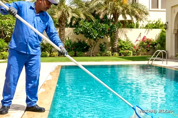 Swimming Pool Cleaning in Al Samer, Jeddah - Wathab Jeddah Cleaning Services