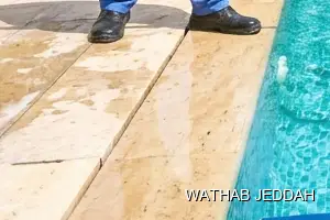 Wathab Jeddah team performing Swimming Pool Cleaning in Al Wahah, Jeddah