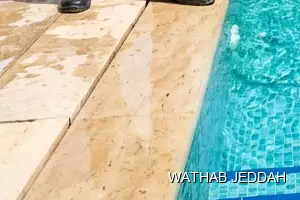 Wathab Jeddah team performing Swimming Pool Cleaning in Al Zahra, Jeddah
