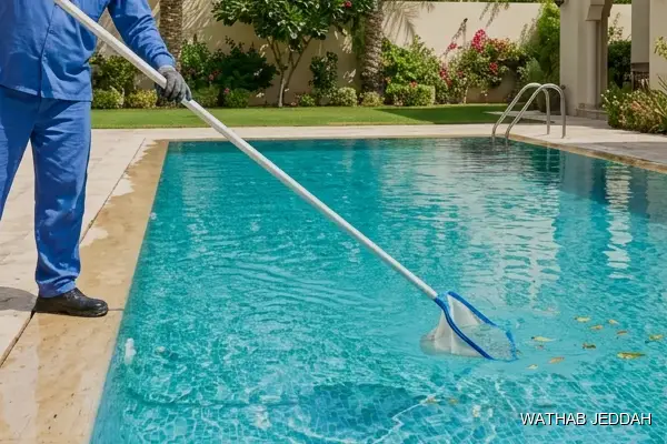 Swimming Pool Cleaning in Bani Malik - Wathab Jeddah