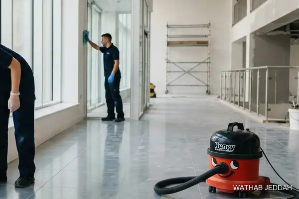 Post-Construction Cleaning in Al Bawadi, Jeddah - Wathab Jeddah Cleaning Services