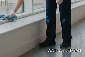 Wathab Jeddah team performing Post-Construction Cleaning in Al Jamiah, Jeddah