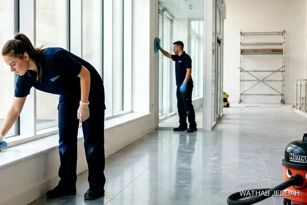 Post-Construction Cleaning in Al Nazlah Al Sharqiyah, Jeddah - Wathab Jeddah Cleaning Services